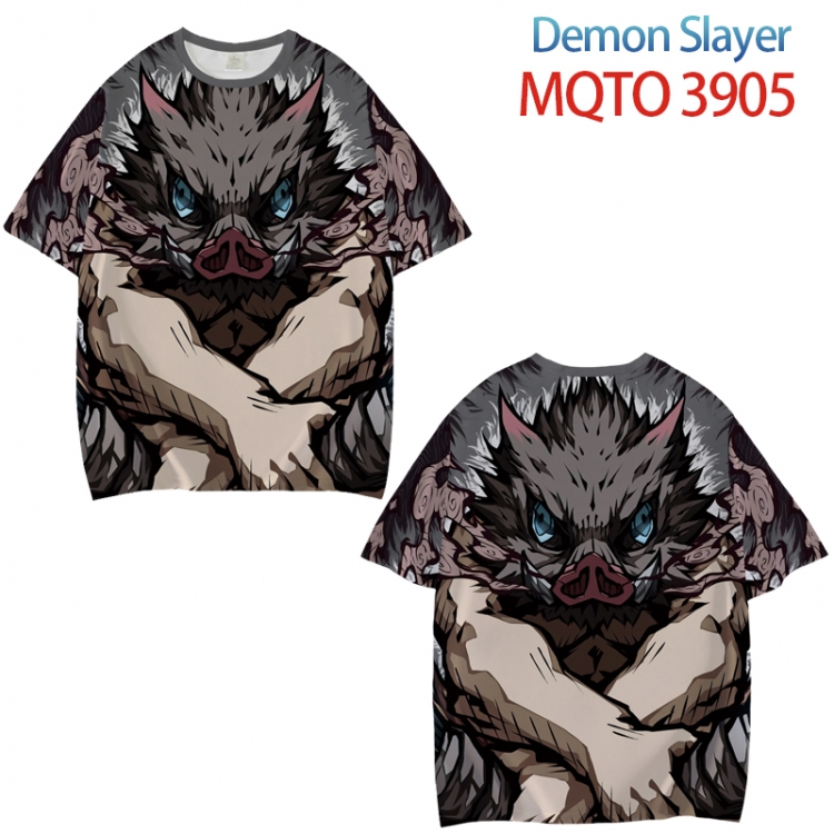 Demon Slayer Kimets Full color printed short sleeve T-shirt from XXS to 4XL MQTO 3905