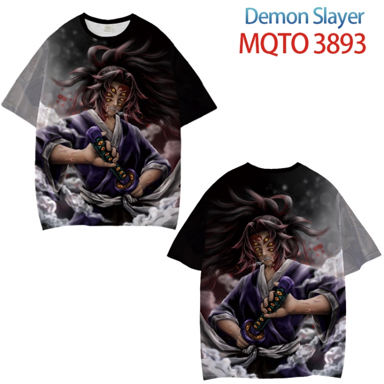 Demon Slayer Kimets Full color printed short sleeve T-shirt from XXS to 4XL MQTO 3893