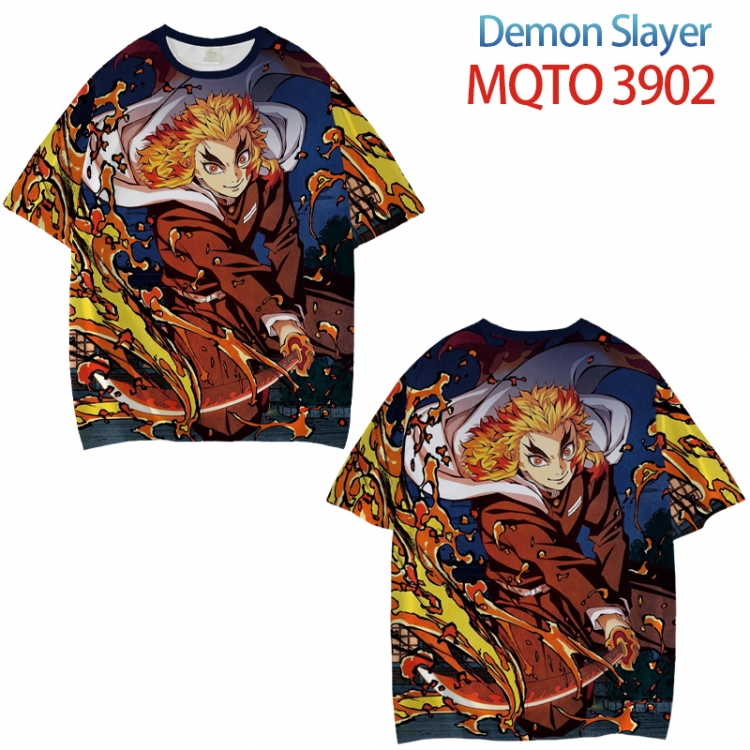 Demon Slayer Kimets Full color printed short sleeve T-shirt from XXS to 4XL MQTO 3902