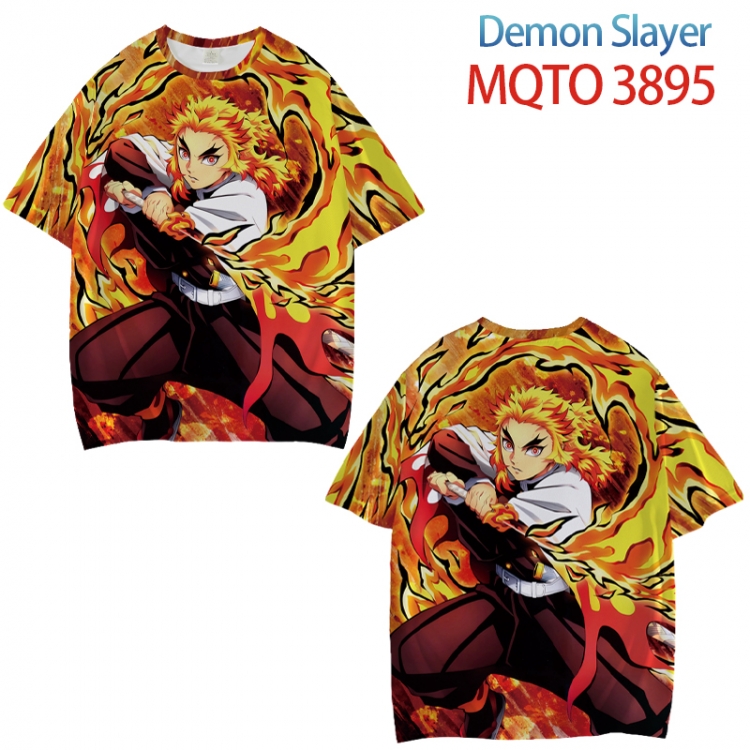 Demon Slayer Kimets Full color printed short sleeve T-shirt from XXS to 4XL MQTO 3895