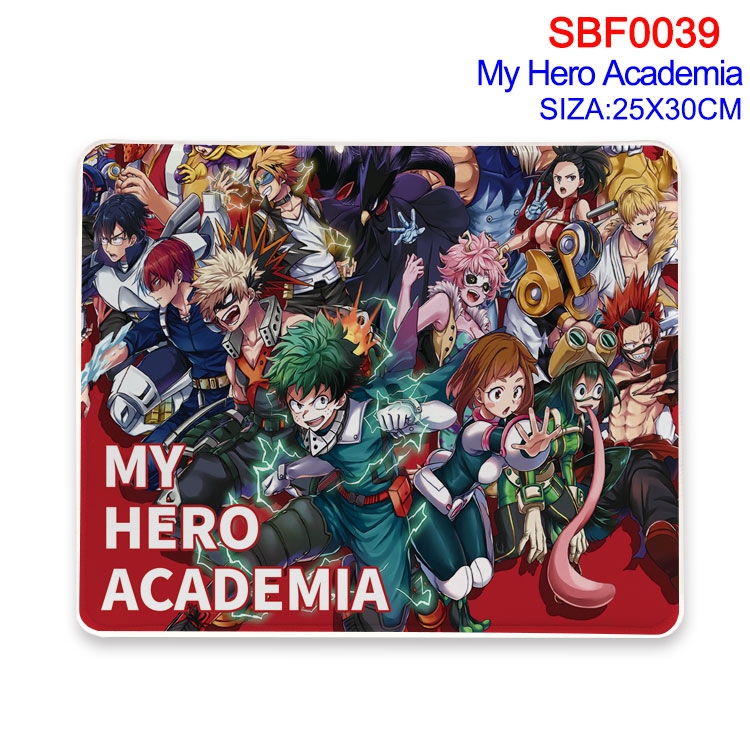 My Hero Academia Anime peripheral mouse pad 25X30CM SBF-039