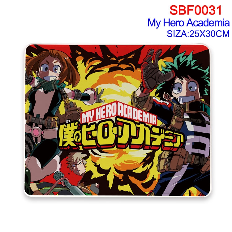My Hero Academia Anime peripheral mouse pad 25X30CM SBF-031