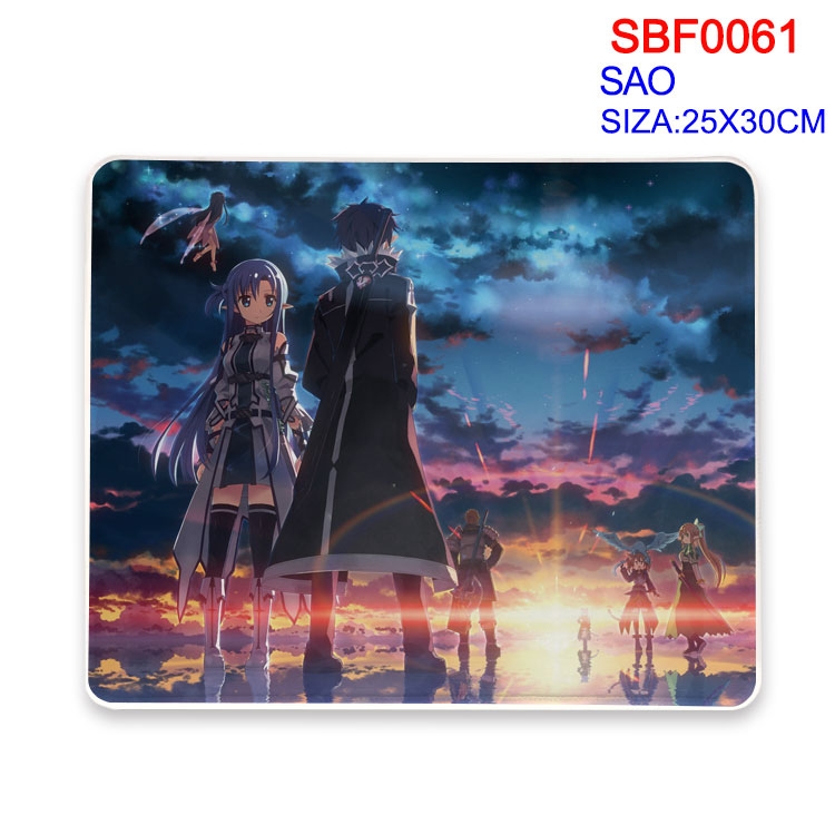 Sword Art Online Anime peripheral mouse pad 25X30CM SBF-061