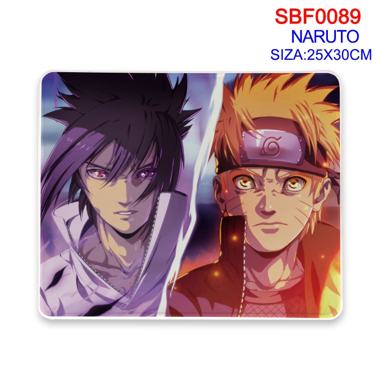 Naruto Anime peripheral mouse pad 25X30CM  SBF-089