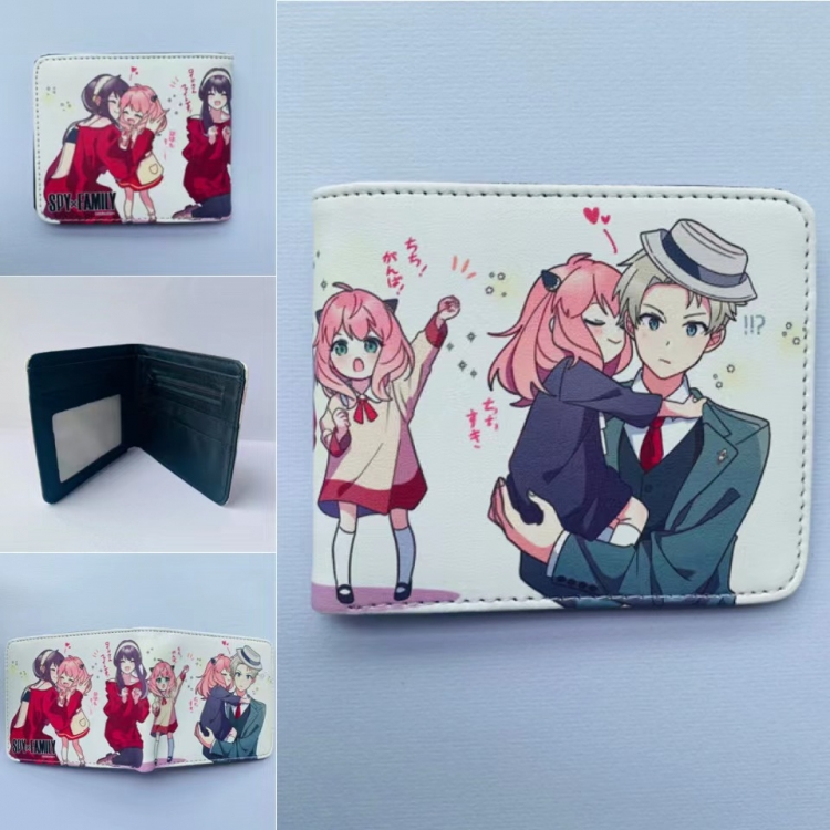 SPY×FAMILY Full color  Two fold short card case wallet 11X9.5CM 2825