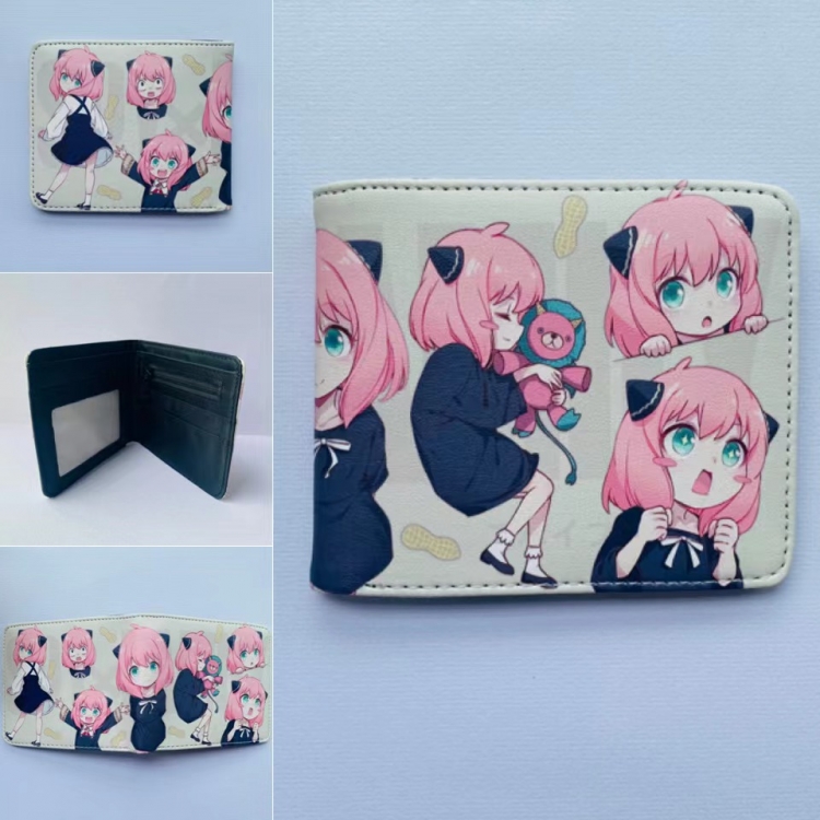 SPY×FAMILY Full color  Two fold short card case wallet 11X9.5CM  2800