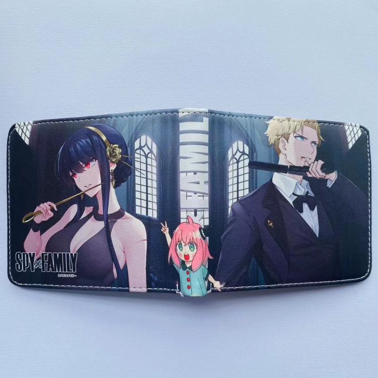 SPY×FAMILY Full color  Two fold short card case wallet 11X9.5CM 0702