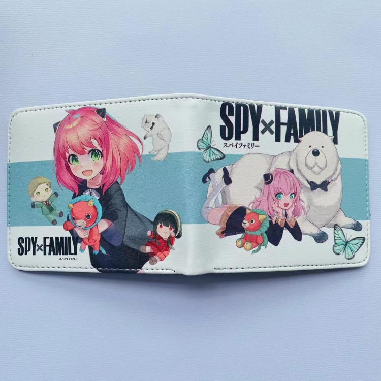 SPY×FAMILY Full color  Two fold short card case wallet 11X9.5CM  0713