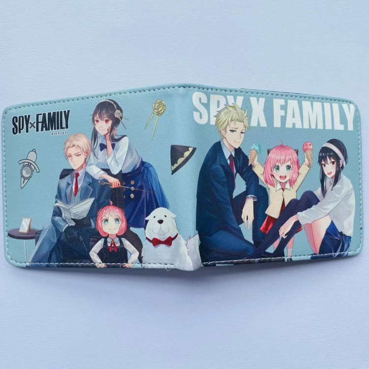 SPY×FAMILY Full color  Two fold short card case wallet 11X9.5CM 0637