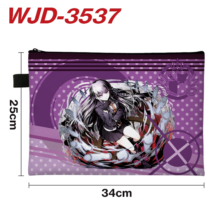 Dangan-Ronpa Anime Peripheral Full Color A4 File Bag 34x25cm WJD-3537