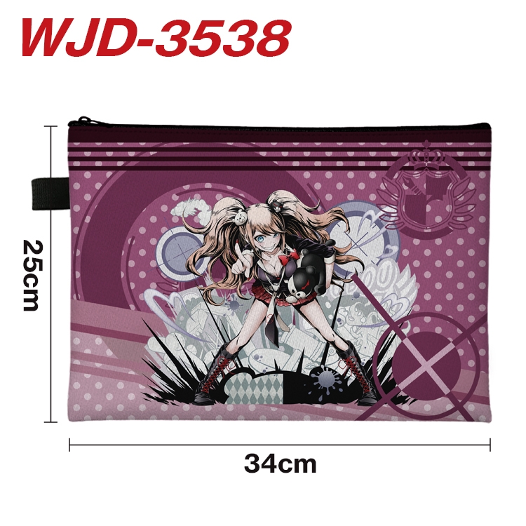 Dangan-Ronpa Anime Peripheral Full Color A4 File Bag 34x25cm WJD-3538