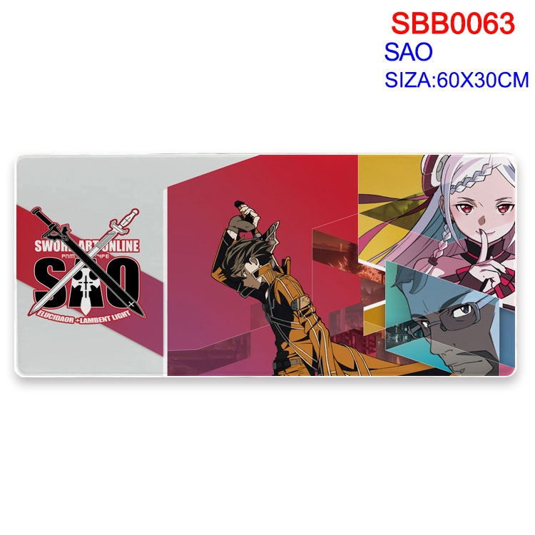 Sword Art Online Anime peripheral mouse pad 60X30CM SBB-063