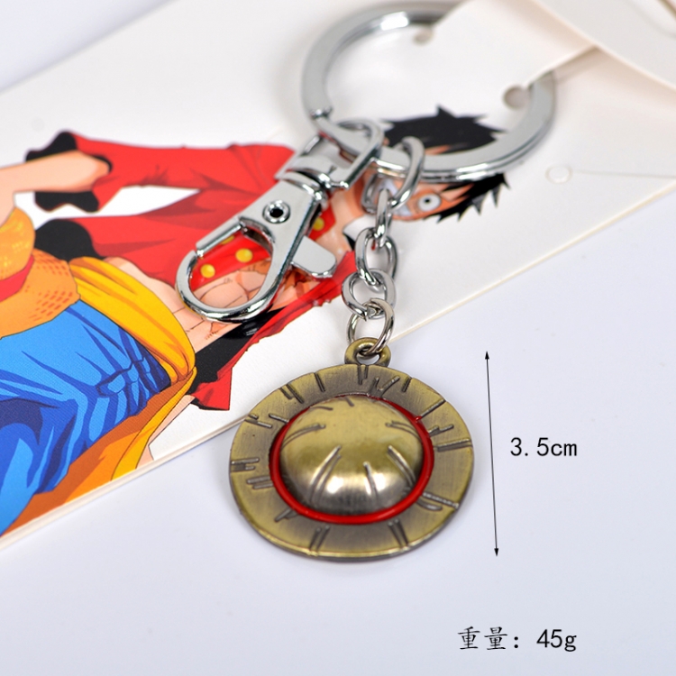 One Piece Anime peripheral metal keychain pendant price for 5 pcs