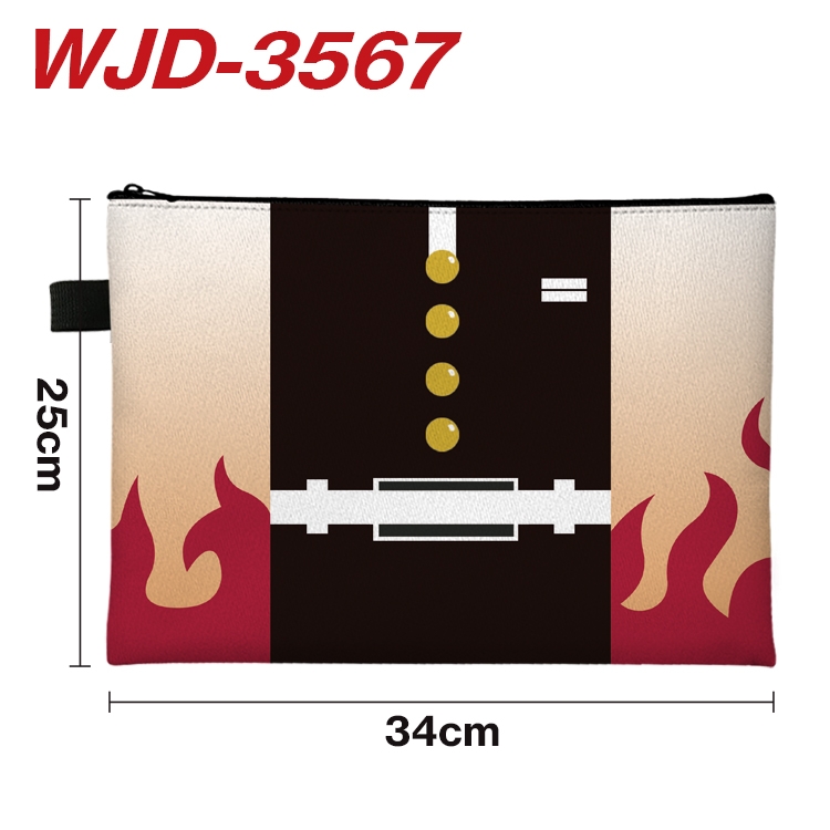 Demon Slayer Kimets Anime Peripheral Full Color A4 File Bag 34x25cm WJD-3567