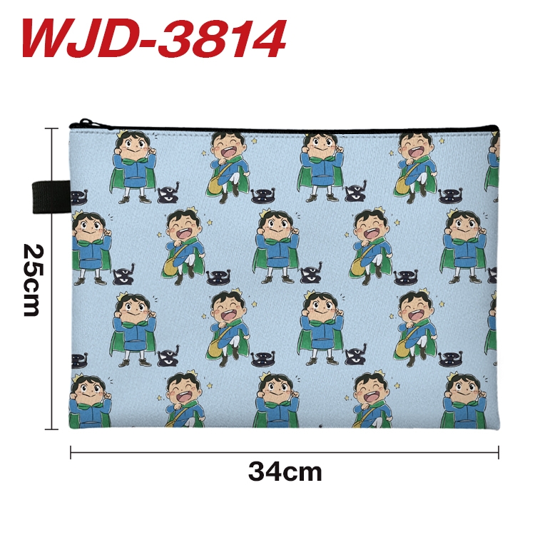 king ranking Anime Peripheral Full Color A4 File Bag 34x25cm WJD-3814