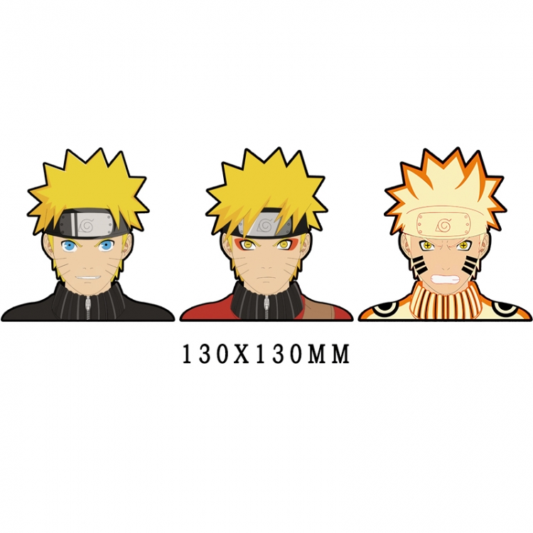 Naruto Magic 3D HD variable map car computer animation stickers price for 2 pcs