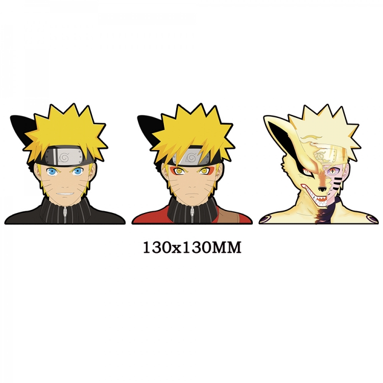 Naruto Magic 3D HD variable map car computer animation stickers price for 2 pcs