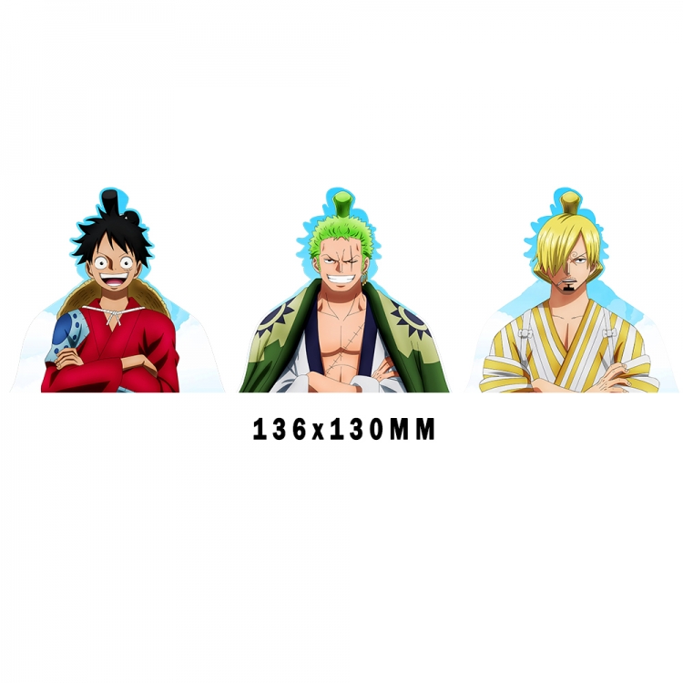 One Piece Magic 3D HD variable map car computer animation stickers price for 2 pcs