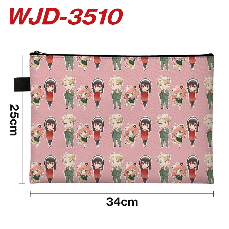 SPY×FAMILY  Anime Peripheral Full Color A4 File Bag 34x25cm WJD-3510