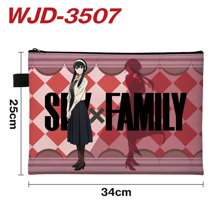 SPY×FAMILY  Anime Peripheral Full Color A4 File Bag 34x25cm  WJD-3507