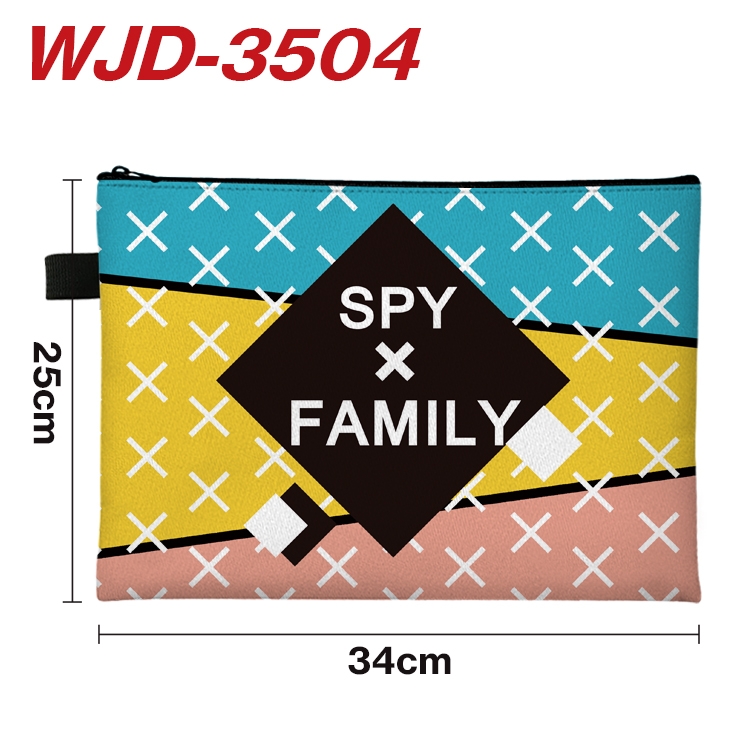 SPY×FAMILY  Anime Peripheral Full Color A4 File Bag 34x25cm WJD-3504