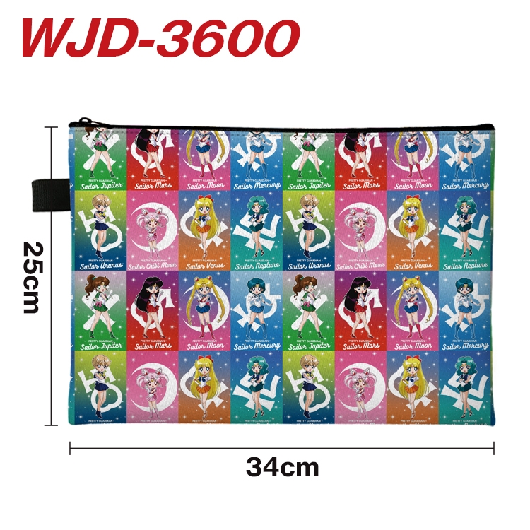 sailormoon Anime Peripheral Full Color A4 File Bag 34x25cm  WJD-3600
