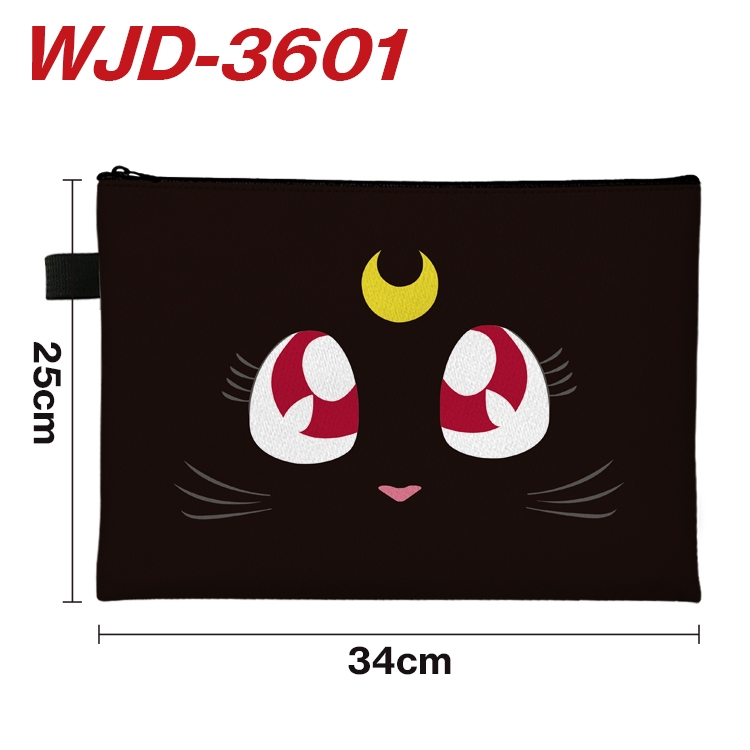 sailormoon Anime Peripheral Full Color A4 File Bag 34x25cm WJD-3601