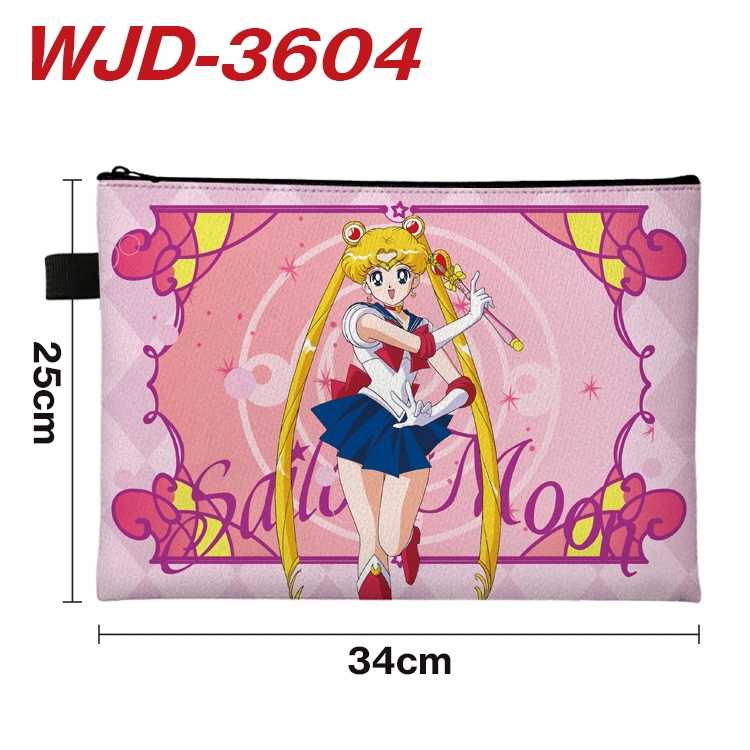 sailormoon Anime Peripheral Full Color A4 File Bag 34x25cm WJD-3604