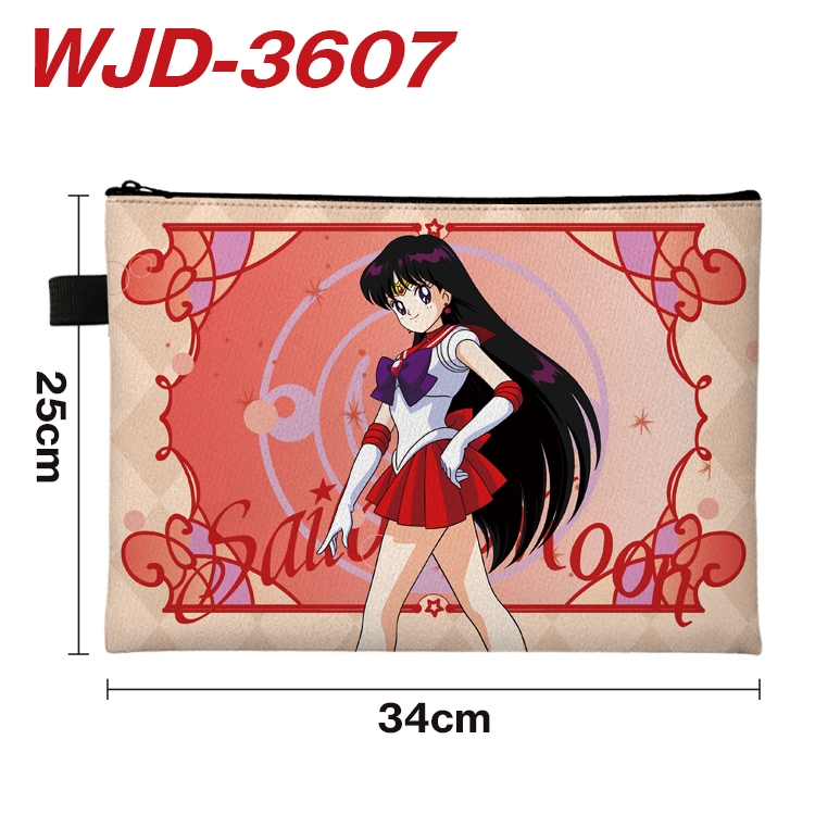 sailormoon Anime Peripheral Full Color A4 File Bag 34x25cm WJD-3607