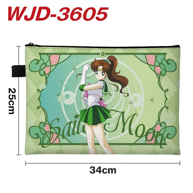 sailormoon Anime Peripheral Full Color A4 File Bag 34x25cm  WJD-3605