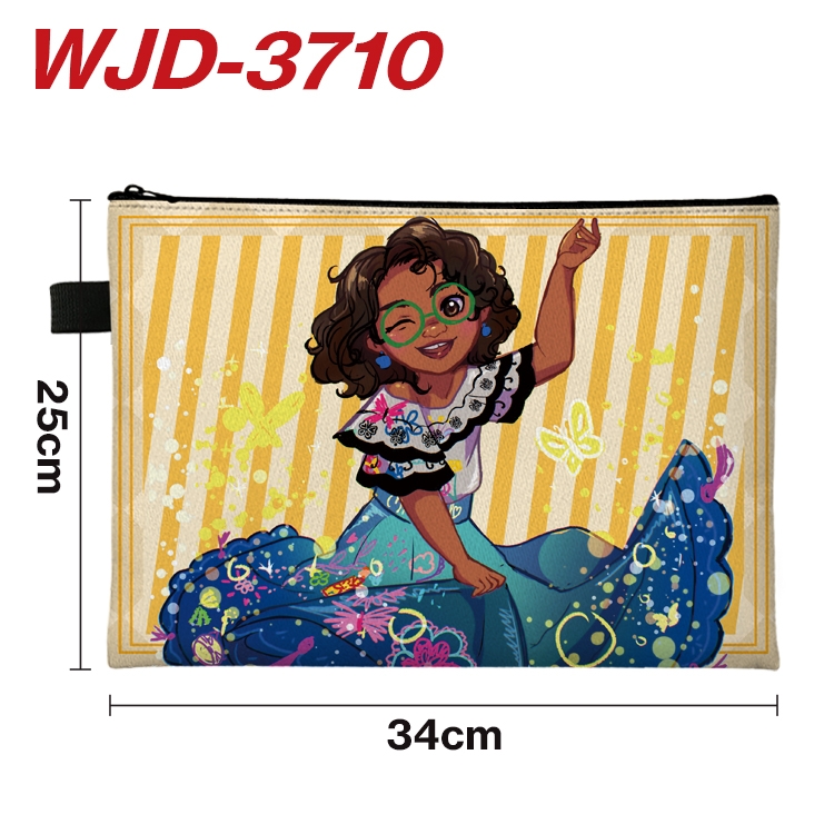 full house of magic  Anime Peripheral Full Color A4 File Bag 34x25cm WJD-3710