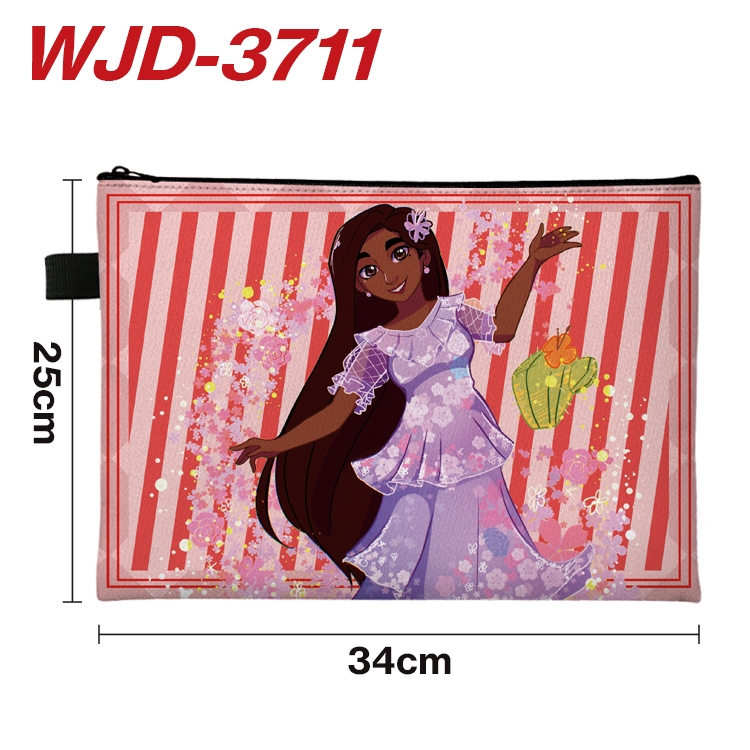 full house of magic  Anime Peripheral Full Color A4 File Bag 34x25cm WJD-3711