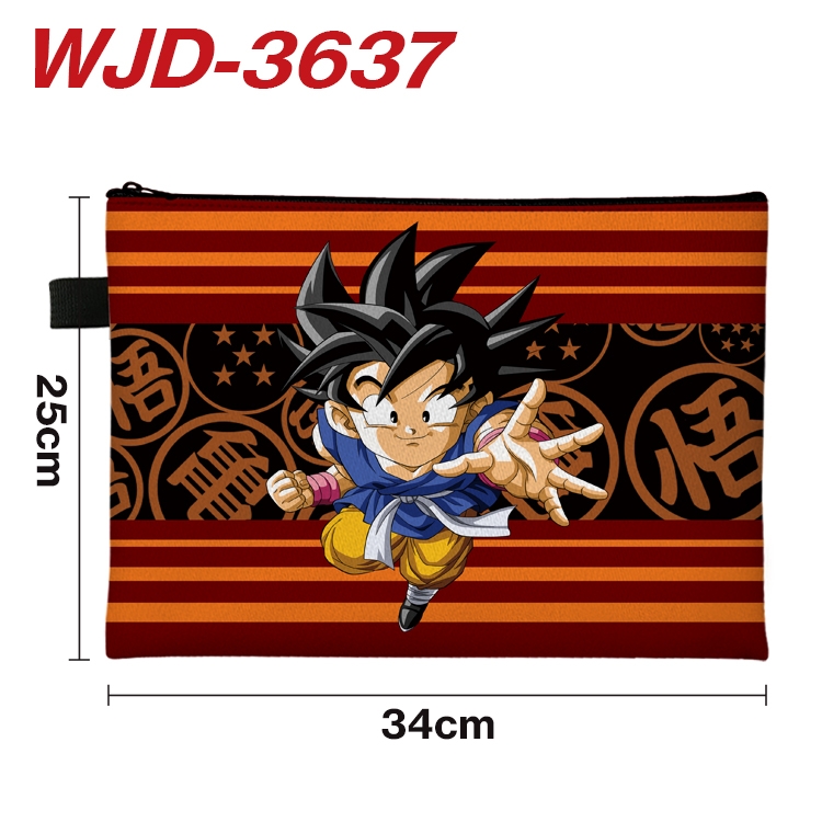 DRAGON BALL Anime Peripheral Full Color A4 File Bag 34x25cm WJD-3637