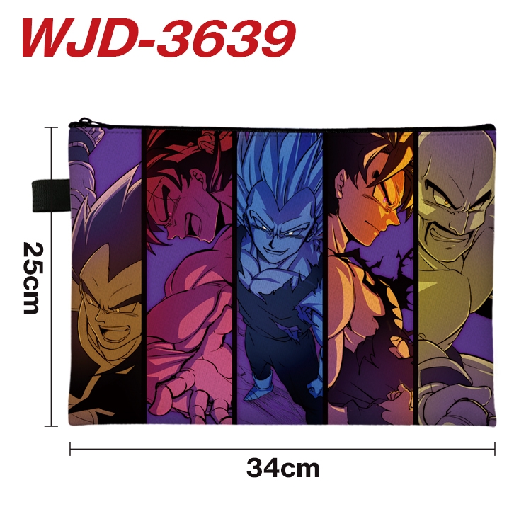 DRAGON BALL Anime Peripheral Full Color A4 File Bag 34x25cm WJD-3639