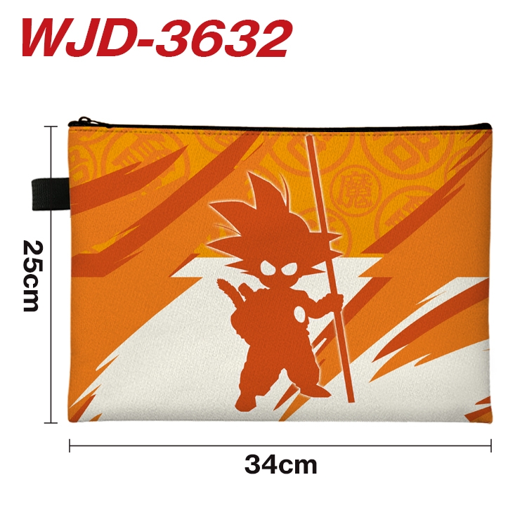 DRAGON BALL Anime Peripheral Full Color A4 File Bag 34x25cm WJD-3632