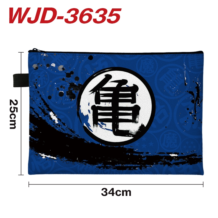 DRAGON BALL Anime Peripheral Full Color A4 File Bag 34x25cm WJD-3635