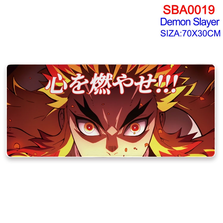 Demon Slayer Kimets Anime peripheral mouse pad 70X30CM  SBA-019
