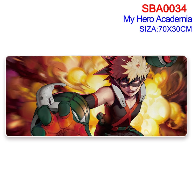 My Hero Academia Anime peripheral mouse pad 70X30CM  SBA-034