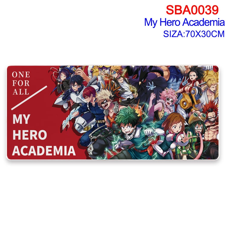 My Hero Academia Anime peripheral mouse pad 70X30CM  SBA-039