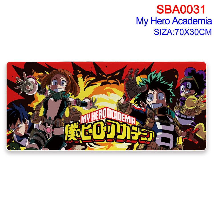 My Hero Academia Anime peripheral mouse pad 70X30CM  SBA-031