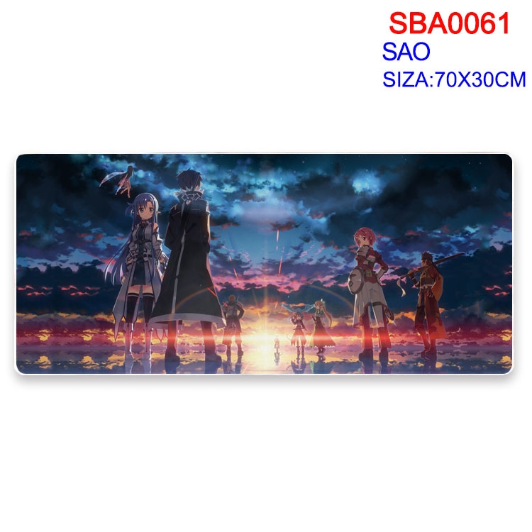 Sword Art Online Anime peripheral mouse pad 70X30CM  SBA-061