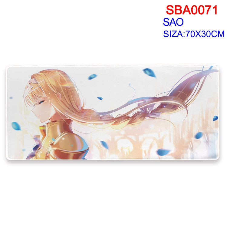 Sword Art Online Anime peripheral mouse pad 70X30CM  SBA-071