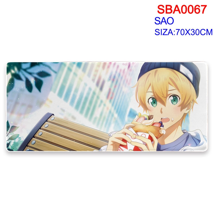 Sword Art Online Anime peripheral mouse pad 70X30CM  SBA-067