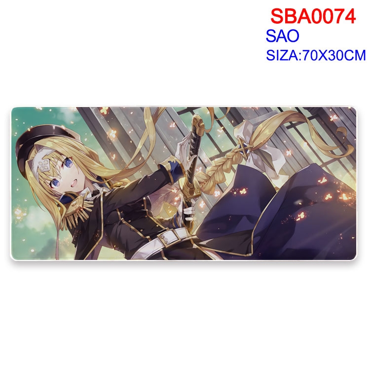 Sword Art Online Anime peripheral mouse pad 70X30CM  SBA-074