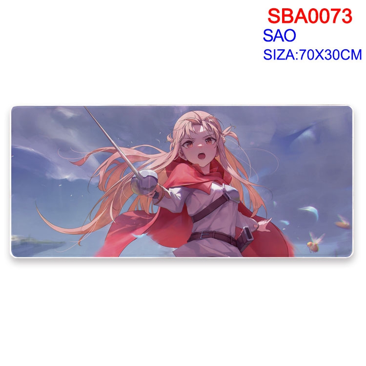 Sword Art Online Anime peripheral mouse pad 70X30CM  SBA-073