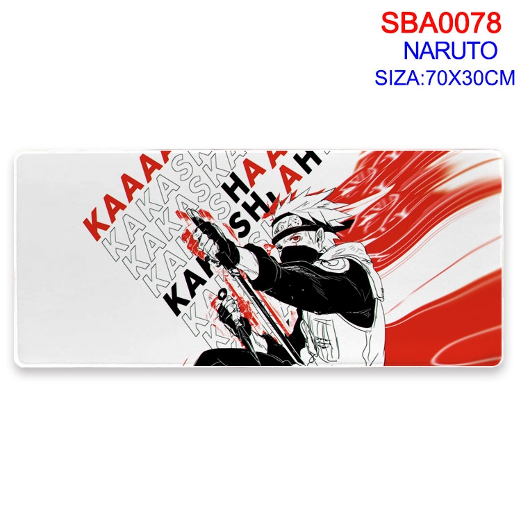 Naruto Anime peripheral mouse pad 70X30CM SBA-078