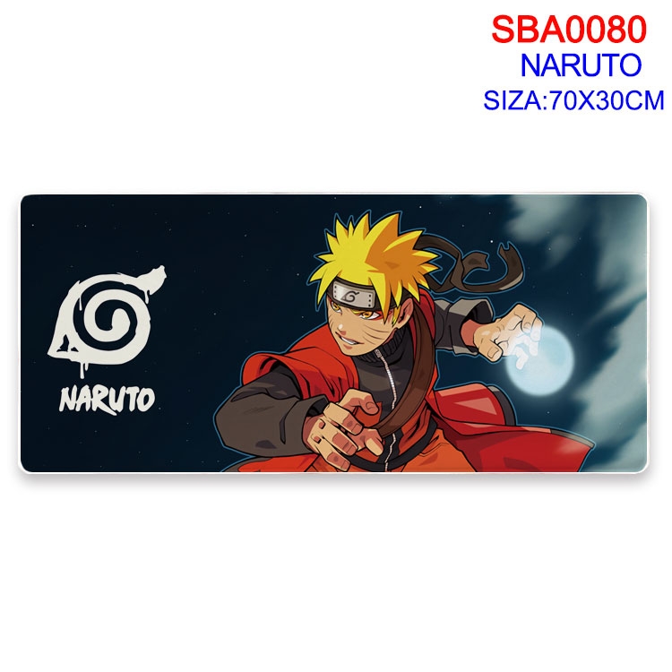 Naruto Anime peripheral mouse pad 70X30CM  SBA-080