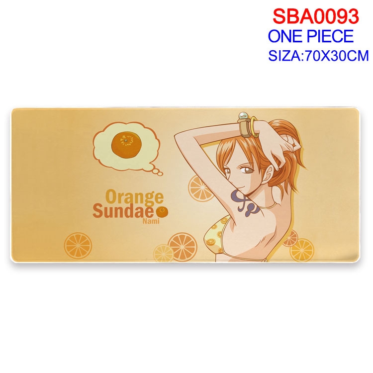 One Piece Anime peripheral mouse pad 70X30CM SBA-093