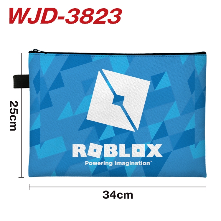 Robllox Anime Peripheral Full Color A4 File Bag 34x25cm WJD-3823