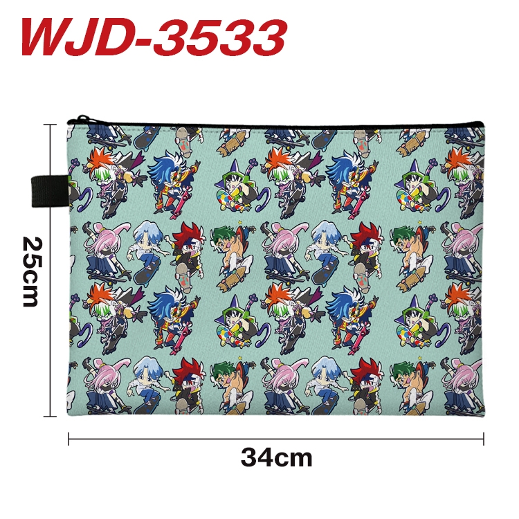 SK∞ Anime Peripheral Full Color A4 File Bag 34x25cm  WJD-3533